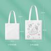 Presente Dia das Crianças DIY Bolsa de Lona Pintada à Mão Proteção Ambiental Bolsa de Mão Pintura Infantil Grafite Colorir Arte Criativo Feito à Mão