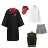 Harry Potter Set de Múltiples Artículos de Harry Corbata Gafas Sombrero Disfraz Bata Mágica Tarjetas Pequeñas Mapa Accesorios Completo