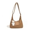 Bolso bandolera sencillo de textura moderna de gran capacidad para mujer, nuevo de primavera 2025, versátil, tipo cubo, moderno