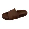Pantuflas de algodón estilo Birkenstock retro francés de una tira para mujer 2026, aptas para usar en exteriores, colección otoño/invierno 2026 nueva, con suela gruesa, versátiles y forradas de felpa