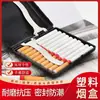 Estuche metálico portátil para cigarrillos, diseño de tapa abatible de alta gama, ultradelgado, con clip metálico, capacidad para 20 cigarrillos, adecuado para hombres que fuman cigarrillos más grandes