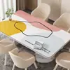 Alfombrilla Transparente Morandi para Mesa de PVC Vidrio Blando Impermeable, Resistente al Aceite, Anti-Quemaduras, Mantel sin Lavado Dibujos Animados para Mesa de Café Mesa de Comedor