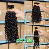 Cabelo sem trama peruca real cabelo de peruca cacheado profundo cabelo a granel cor natural cabelo humano