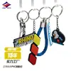 Long Zhiyu 15 Anos Animação 2D Periférico Personalizado Silicone Ecológico Desenho Animado Chaveiro Personalizado Fornecedor de Alta Qualidade