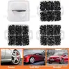 630 piezas caja de tres capas hebilla tornillo de guardabarros de coche clip de fijación de parachoques traje de hebilla de panel de puerta