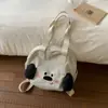 Bolso de Hombro de Nylon Lindo Transfronterizo Gran Capacidad Bolsa Tote con Cordón de Dibujos Animados Estilo Perezoso Bolso de Viaje Bolso Mochila