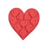 Aretes Colgantes con Forma de Corazón para Manualidades con Resina de Amapola Molde de Silicona Amor Día de San Valentín Molde de Chocolate
