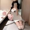 Lingerie Sexy Kawaii Puro Desejo Duas Dimensões Jovem Inocente Rosto Sorridente Ajuste Macio e Justo Vestido de Alça que Abraça o Quadril