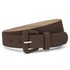 2025 Nuevo Nicho Mujer PU Bolso Hebilla Cinturón Simple Moda Color Caramelo Cinturón Decorativo Cinturón Combinable Mujer