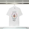 Camiseta de manga corta para hombre con estampado Casablanca Fantasy Gate Casa, marca de moda transfronteriza de stock a largo plazo