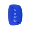 Adecuado para la moderna funda de silicona para llave inteligente de 4 llaves Sonata I40, funda para llave con pegamento suave, funda para dispositivo antirrobo para control remoto de automóvil.