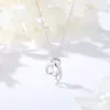 Collar Xinghe ripple de plata de ley 925 estilo hada colgante de estrella brillante cadena de clavícula original nuevo regalo de cumpleaños
