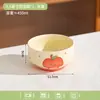 Lindos Cuencos Cerámicos con Esmalte Bajo de Serie Frutal de Alta Apariencia para Uso en Casa, Nuevos Cuencos para Yogur, Cuencos para Arroz, Vajilla de Cerámica