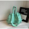Bolso Cubo Casual de Gran Capacidad Coreano 2026 Nuevo Elegante Nicho Bolsa Nube Bolso de Mano de Tela Bolso de Hombro Cruzado