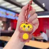 Lindo llavero Sanrio que escupe burbujas, caricatura Kuromi, Gato Kt, muñeco, llavero, colgante para bolsa, pequeño regalo