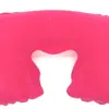 Almohada Inflable Esencial de Viaje: Almohada de Cuello en Forma de U Flotada, Almohada de Cuello Portátil para Avión, Almohada Inflable Plegable a Presión