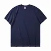 Camiseta de Manga Corta en Stock, Algodón Puro, Ropa Infantil Talla Mediana y Grande, Uniforme Escolar de Color Sólido para Niños, Venta al por Mayor, Cuello Redondo, Transpirable, Estilo Delgado para Niños Pequeños y Medianos