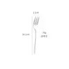 Vajilla de Acero Inoxidable 1010 Cubiertos para Comida Occidental Cuchillo y Tenedor para Bistec Cuchara Cuchara Mezcladora para Postre y Café Cuchara para Comer Vajilla Especial para Hotel