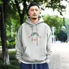 Moletom Masculino Camuflado Estampado Grosso Quente Solto com Capuz Novo Tendência Versátil para Outono