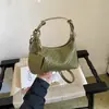 Bolsa de Ombro Única Tecida Retro Coreana de Luxo Leve de Nicho 2026 Novo Estilo Versátil para Trabalho e Deslocamento Bolsa Transversal