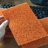 Fabricante Rongxin Suministra Placa de Espuma de Caucho EPDM Amarillo Silicona Junta Se Puede Cortar Naranja a Voluntad