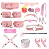 Juguetes sexuales para adultos Jiuai, accesorios SM, juguetes sexuales para parejas, bondage, látigo de cuero, tapón anal, entrenamiento del amor y provocación