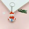 Llavero Colgante de Dibujos Animados Navideños Transfronterizo Papá Noel Muñeco de Nieve Adorno de Árbol de Navidad Regalo Promocional para Fiesta Navideña