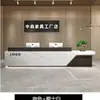 Mostrador de caja registradora estilo chino mostrador de recepción de empresa mostrador de recepción de hotel mostrador de bienvenida tienda de limpieza de oídos mostrador de centro de belleza y bienestar