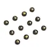 Atacado Ágata Negra Natural Carimbada a Ouro Contas Redondas Semi-Acabadas Doze Signos Contas Soltas Materiais para Contas DIY
