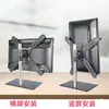 Suporte de Monitor de Tela Vertical Sem Furos, Suporte Universal de Mesa para Monitor de Computador, Altura Ajustável 17-27 polegadas
