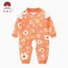 Gran Venta Especial Primavera y Otoño Monos para Bebé Algodón Puro Trajes para Bebé Niña y Niño Manga Larga Entrepierna Dividida Entrepierna Cerrada Harem