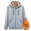 Nuevo cárdigan con capucha cálido de borrego para hombre para otoño e invierno con cremallera, chaqueta gruesa versátil casual con forro polar