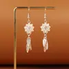 Pendientes de Pavo Real para Minorías Étnicas, Regalos Retro de Plata Miao Estilo Étnico, Accesorios de Pendientes Vintage de Imitación Plata
