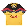Marca de Comercio Exterior de Moda One Island Nuevo Color Bloqueado Camiseta de Baloncesto Deportes Americanos Casual Holgada Unisex Camiseta de Manga Corta para Pareja