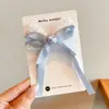 Pinzas florales para el pelo estilo coreano para mujer, pinzas laterales elegantes y exquisitas, pasadores de lazo lindos, pasadores de colores al por mayor
