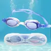Gafas de natación en caja, Gafas impermeables, Gafas de natación para piscina, Gafas de natación para hombre y mujer, Gafas de natación planas, Gafas de buceo transfronterizas