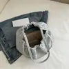 Bolsas Femininas Verão 2026 Nova Moda Bolsa Saco com Laço Elegante Bolsa de Ombro Feminina Bolsa de Braço Atacado