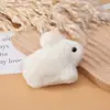 Novo Coelho de Jade Boneca de Pelúcia Tricotada Broche DIY Material Chapéu Luvas Grampo de Cabelo Pingente Acessórios Venda por Atacado