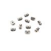 Aretes de Mariposa Tipo Topo Materiales para Joyería DIY Accesorios para Aretes Chapado en Oro de 18K Conservación del Color Tapones Cuadrados para Oreja Patrón Noble