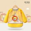 Nuevo Smock de Verano para Niños Babero para Bebé para Comer Impermeable Anti-Suciedad Delantal para Niña Manga Larga Vestido al Revés Babero para Bebé Varón