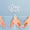 Pelota hueca transparente de acrílico pelota de plástico pelota de acrílico pelota de Navidad con agujero para colgar pelota de acrílico pelota transparente pelota redonda