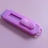 Borrador retráctil color macarrón para estudiantes de primaria, bajo residuo, fácil de borrar, portátil, papelería creativa, recargable