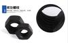 Tuerca hexagonal de diente inverso ennegrecida de alta resistencia con diente fino GB52/GB6170, tuerca de diente joven con diente izquierdo 8*1 --- M36 * 2
