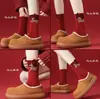 Calcetines Rojos de Año Nuevo, Unisex, Calcetines de Algodón para Mujer, Recubiertos de Terciopelo, Otoño e Invierno, Hasta la Pantorrilla, Que No Se Desvanecen, Año del Caballo, Calcetines de Moda