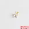 Pasador de flores pequeño estilo coreano clip de pico de pato de perlas de alta calidad clip para flequillo de niña mini con temperamento pasador de flores de hadas