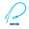 Corda de Óculos de Silicone com Três Furos Fivela Colorida Ajustável Esportiva Silicone Antiderrapante Cordão Elástico para Óculos Corda Anti-Queda