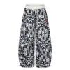 Streetwear Retro Americano Hip-Hop Calça Camuflada Cimitarra Calças de Moletom Largas com Caimento Calças de Pernas Largas Calças Casuais Unissex