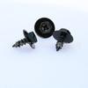 Adecuado para Coche Toyota Tornillos Autorroscantes de Cabeza Hexagonal Patrón de Cruz Pernos Cincados Negros M6-2.5mm Diámetro del Agujero S181