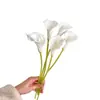 Simulación EVA lirio de cala tacto simulación flor flor artificial lirio de cala grande decoración del hogar arreglo floral diseño de salón de bodas
