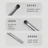 Brocha para Sombras Serie Glaseado Gris Aplica el Maquillaje Uniformemente Sin Absorber el Polvo, con Cerdas Suaves y Densas, una Sola Brocha de Maquillaje